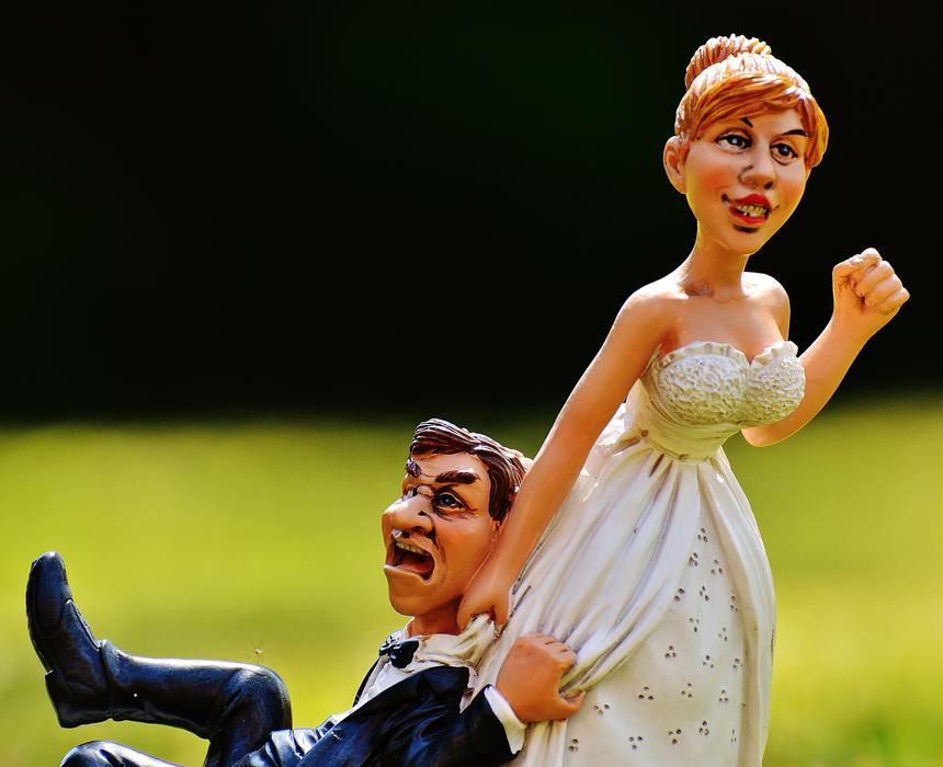 Grind Down The Aisle Bride Groom