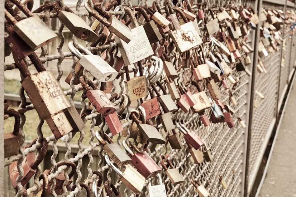 Castle Love Locks