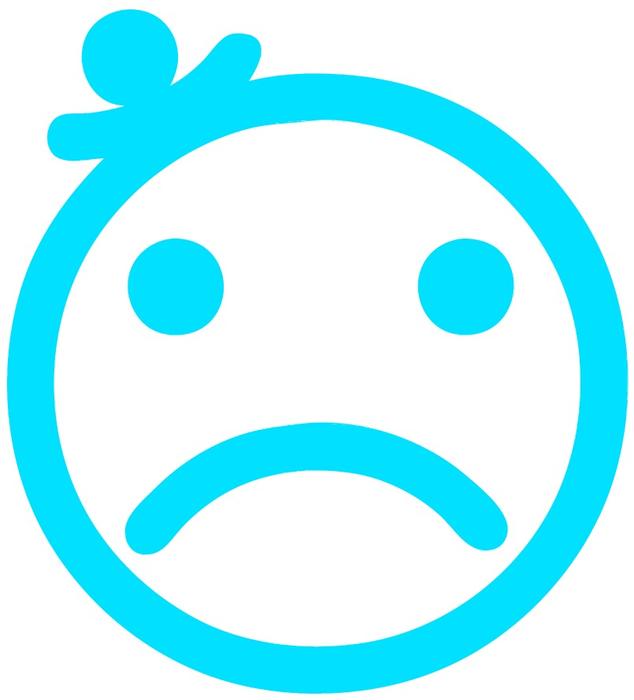 cartoon cartoon face sad face