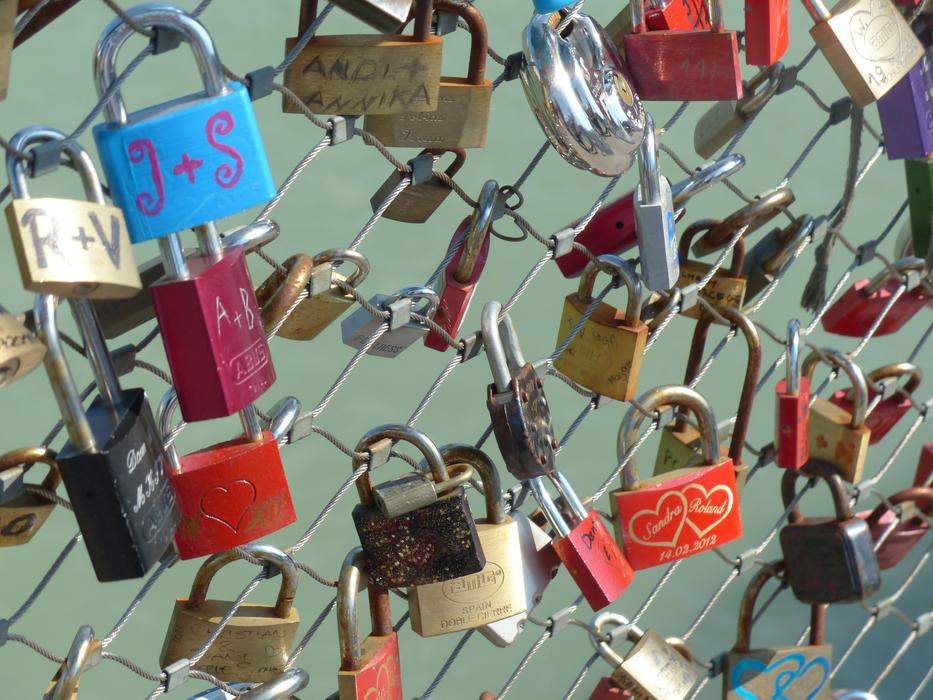 Love Locks Castles Fence