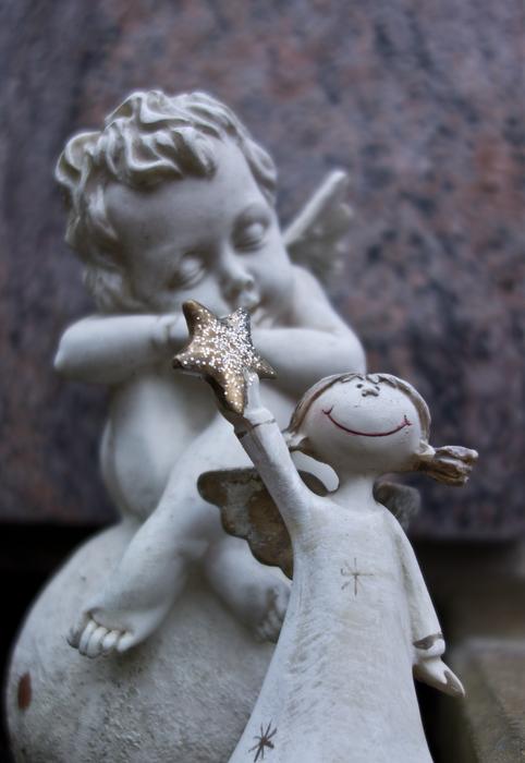 Angel Mourning Cemetery