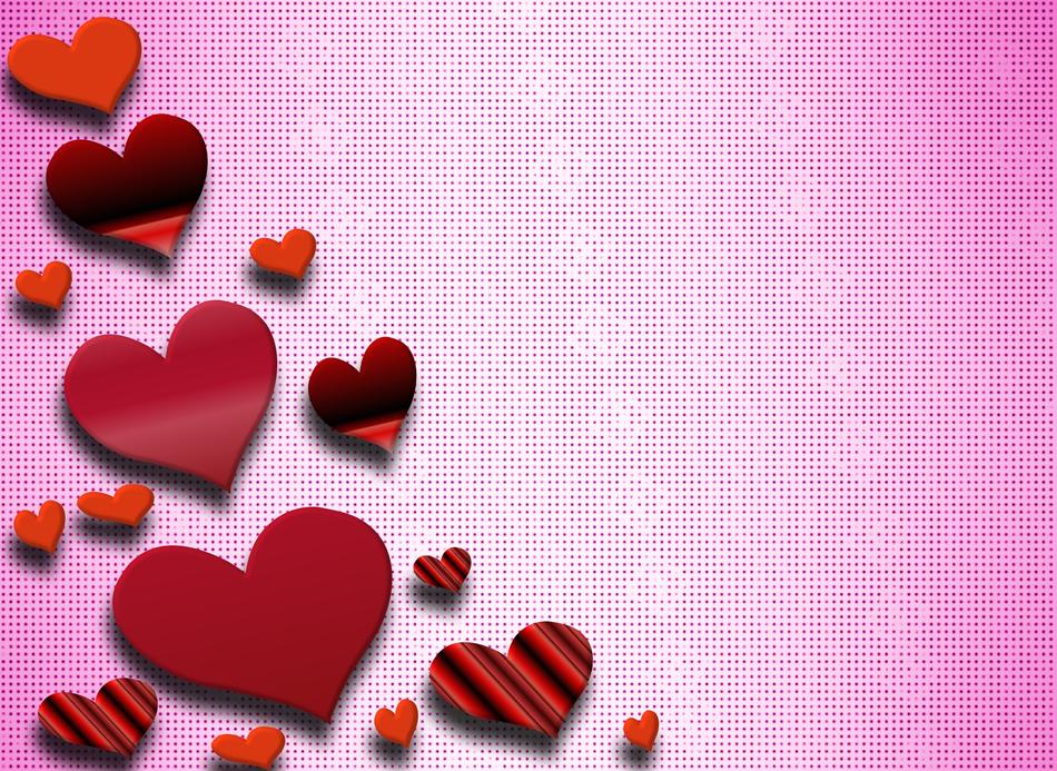 heart background wallpaper february