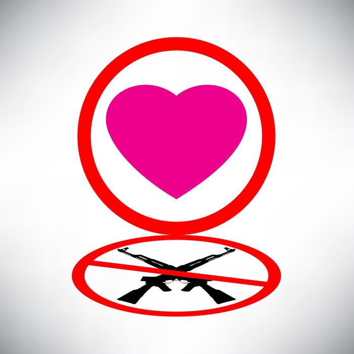 love no war heart valentine