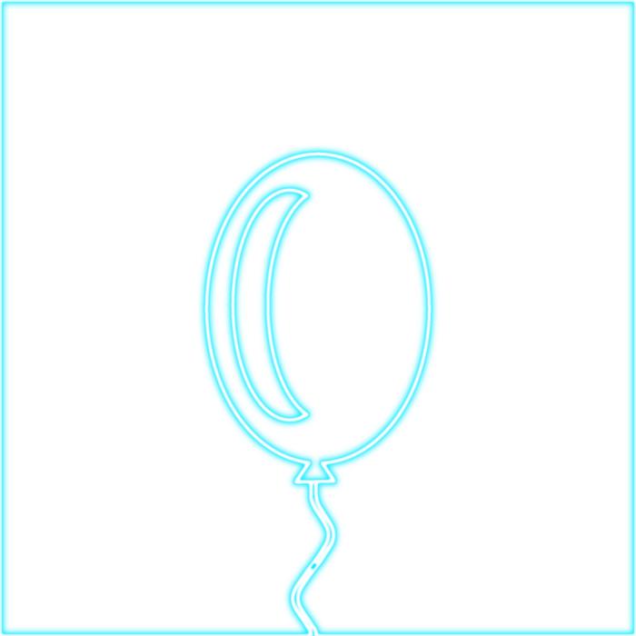 balloon blue celebration birthday