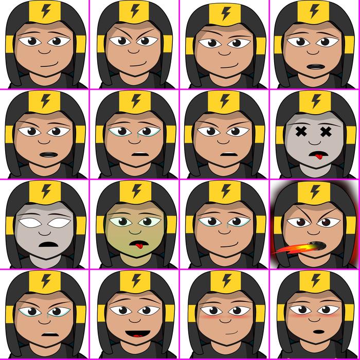 avatar dress up head emotions head