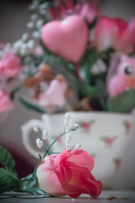 Valentine Flowers Heart