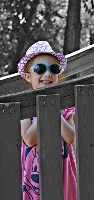 Girl Child in Park