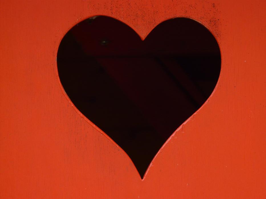 Heart Love Red