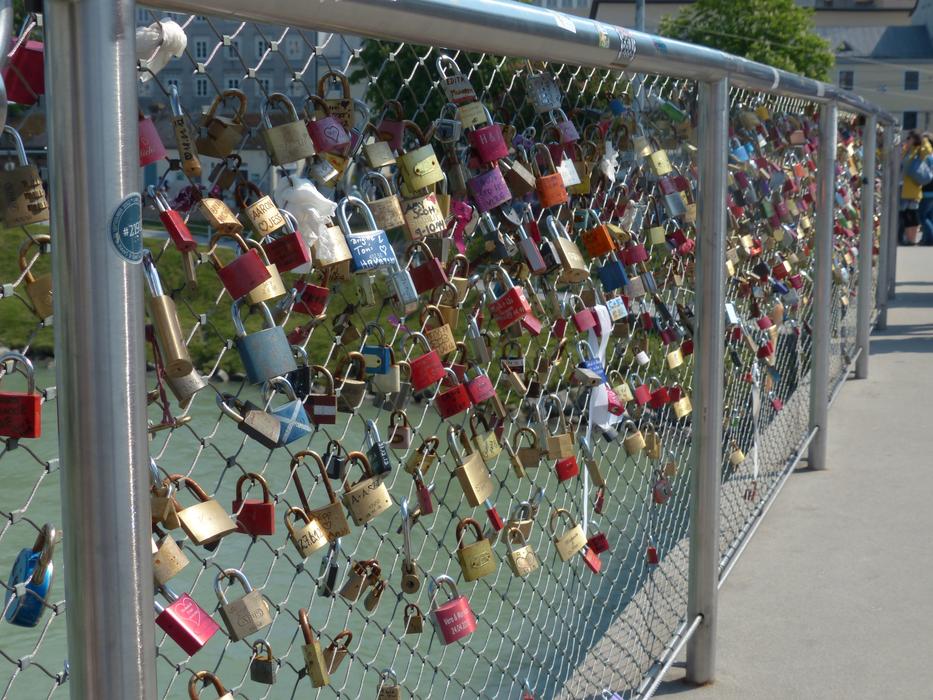Love Locks Castles Fence