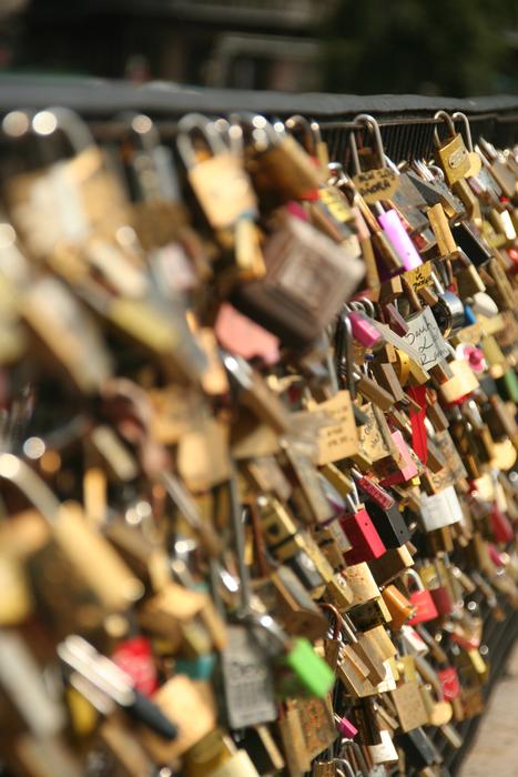 Paris fence locks