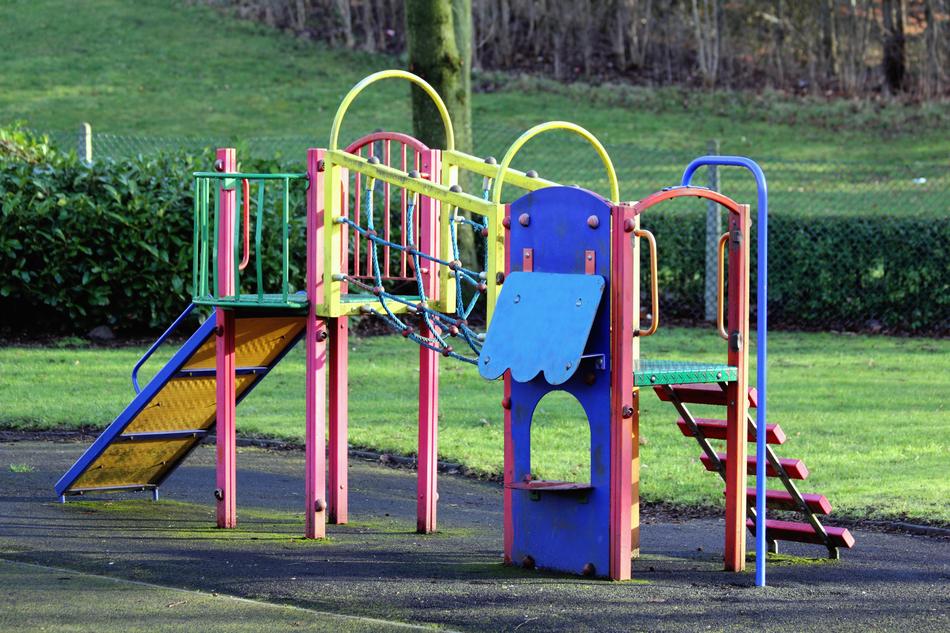 bright playground for children