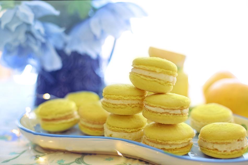 Yellow Lemon Macarons