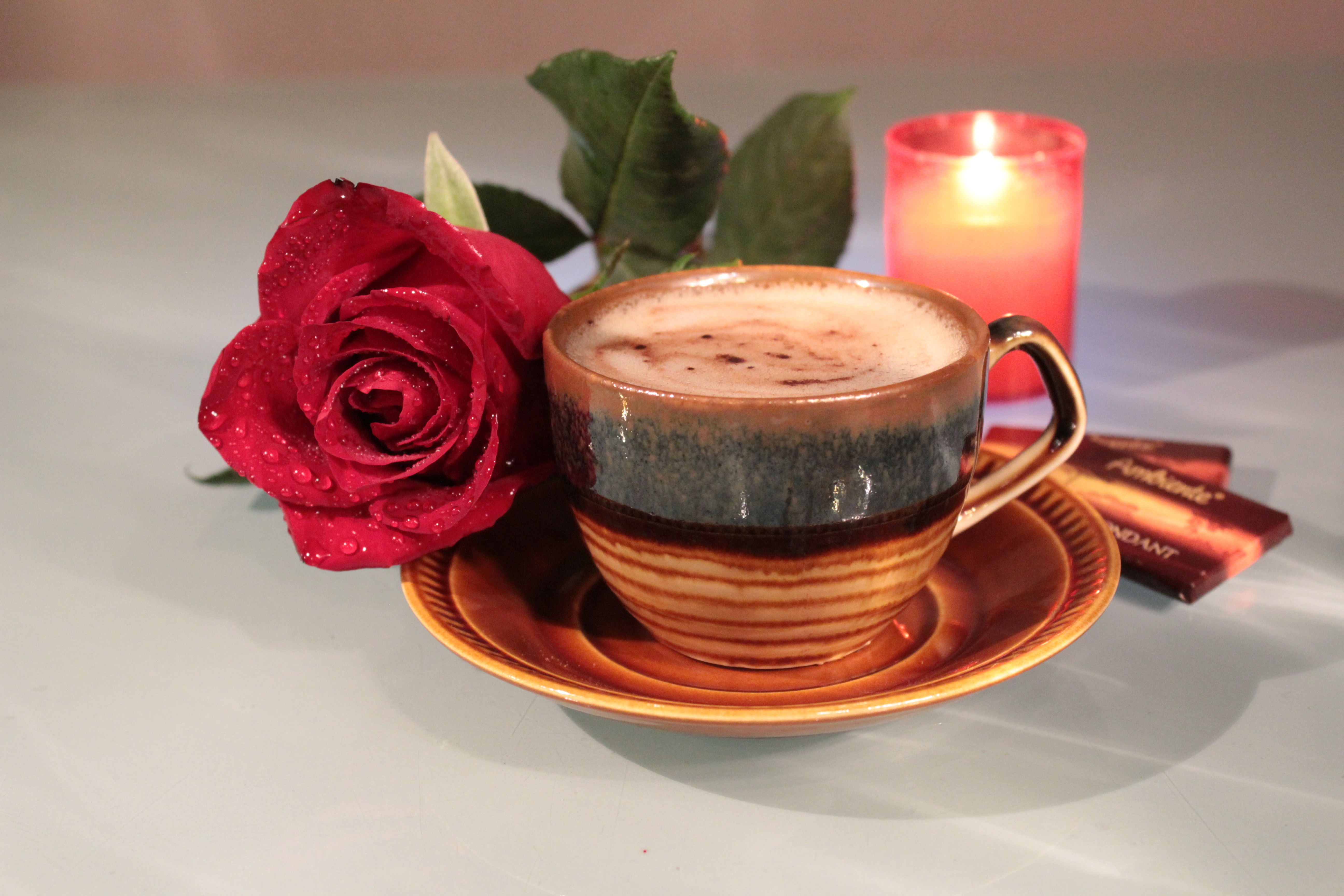 красивые картинки чашка кофе и цветы