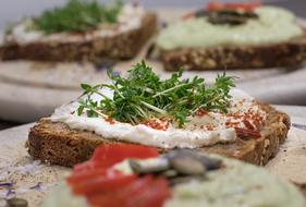 Bread with spread