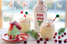 Christmas treats on the table