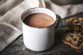 Baked Biscuits and Beverage