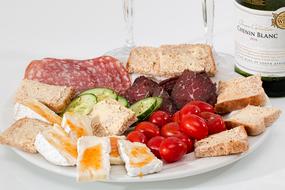 Food Platter Cheese Salami