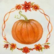 pumpkin thanksgiving drawing