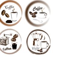 collage with coffee attributes