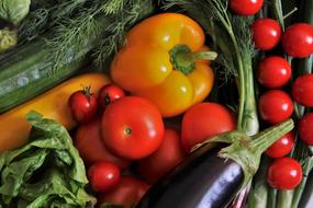 Healthy food, fresh Colorful Vegetables