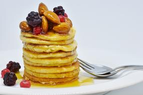 Pancake Honey and Nuts
