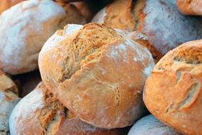 folded farm bread