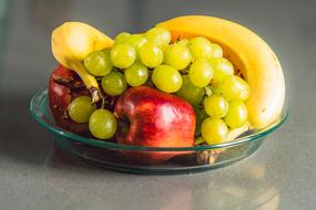 Fruit Apples and Bananas