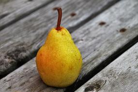 delicious yellow pear