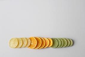 dried slices of citrus fruits