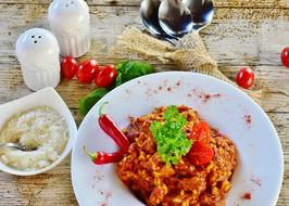 rice with meat and parmesan