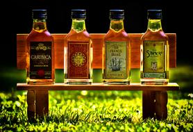 Rum Alcohol Bottles