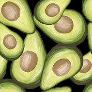 avocados food drawing