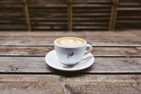 Cappuccino on table