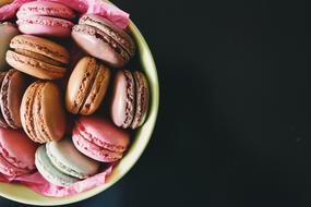 bowl of macaroons