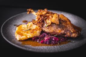 Roast Goose, traditional Czech Cuisine