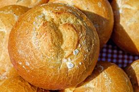 crispy bun on the table