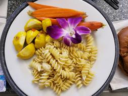 pasta with vegetables as a vegan dish