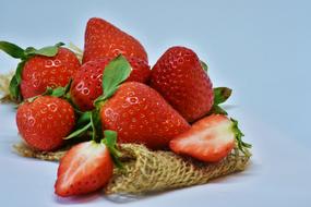 still life with strawberries