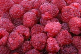 pink Raspberries Fruit Berries