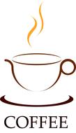 coffee symbol on white background