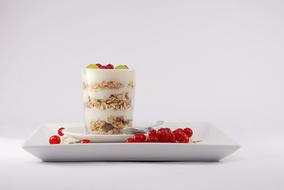 Muesli and berries, healthy Breakfast