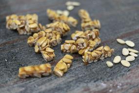 small pieces of Almond Nougat