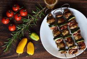 palatable Chicken Meat Skewer