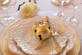christmas traditional plate