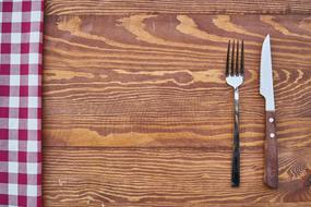 Table and Fork and Knife