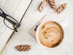 Book Reading and coffee