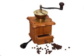 vintage coffee mill
