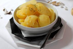 healthy cooked potato