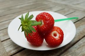 appetizing Strawberries Fruits