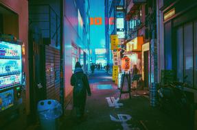 Japan Osaka Night street